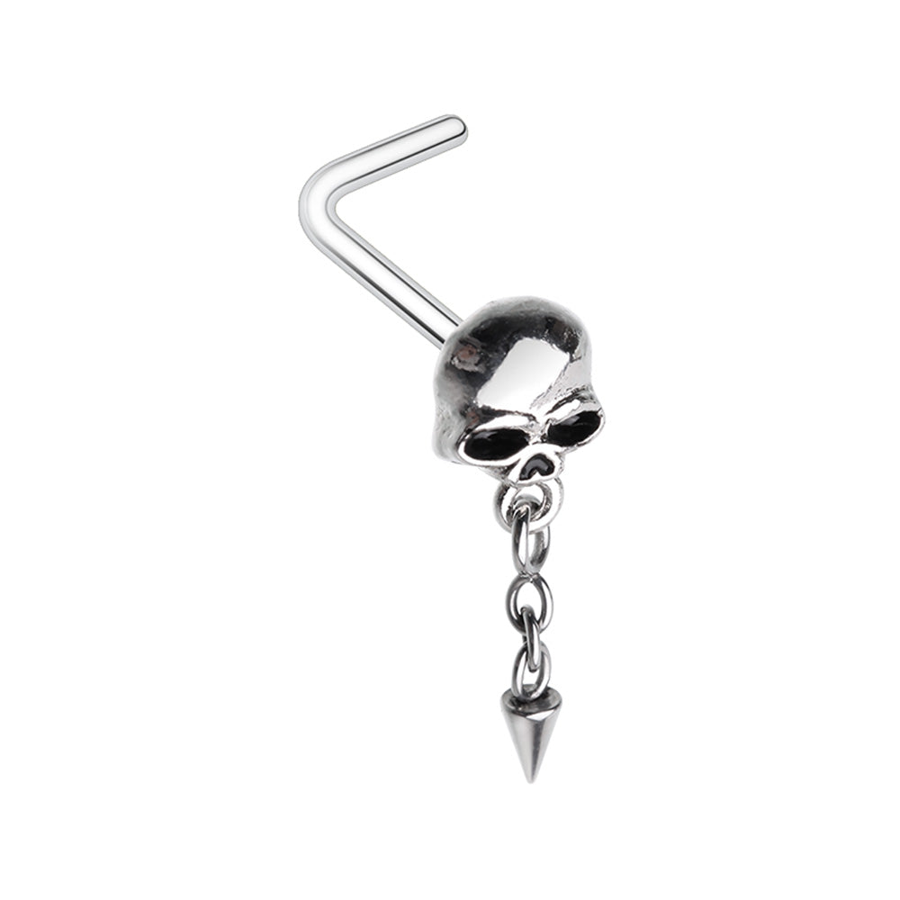 Skull Nose Ring