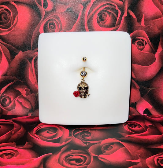 Skull Belly Ring