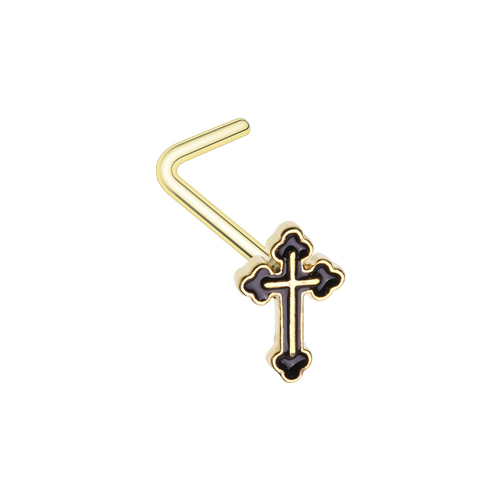 Cross Nose Ring
