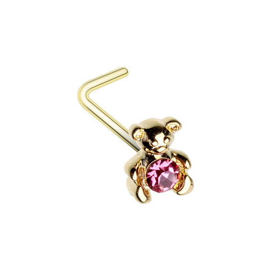 Teddy Bear Nose Ring