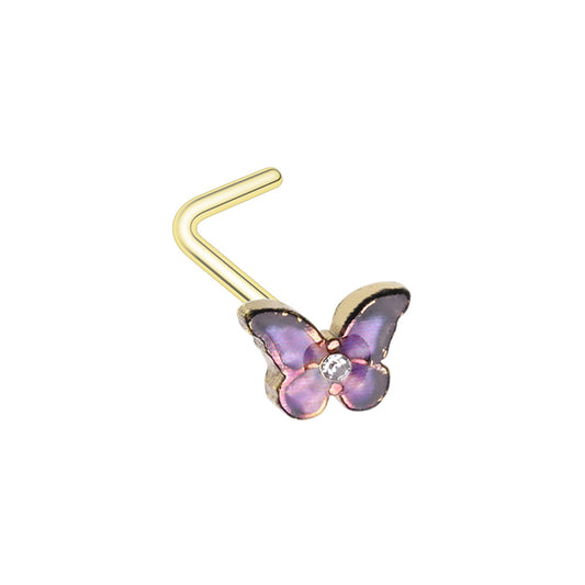 Butterfly Nose Ring